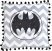 Подушка DC COMICS Batman Logo Black Pom Pom Pillow 40 см. -   -  