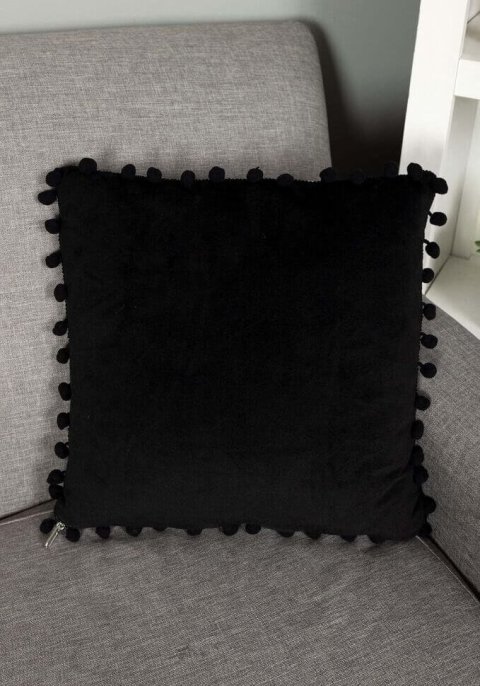 Подушка DC COMICS Batman Logo Black Pom Pom Pillow 40 см. -   -  