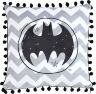 Подушка DC COMICS Batman Logo Black Pom Pom Pillow 40 см.