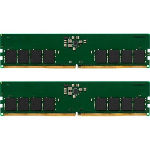 Модуль памяти для компьютера DDR5 16GB (2x8GB) 5600 MHz Kingston (KVR56U46BS6K2-16) - Нулевой остаток (Feed) - Нулевой остаток (Feed)