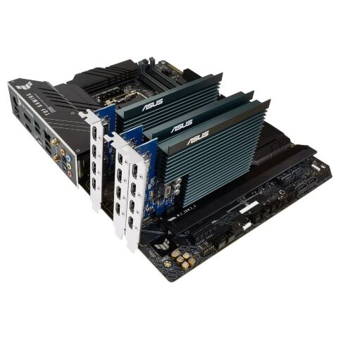 Видеокарта ASUS GeForce GT730 2048Mb 4*HDMI (GT730-4H-SL-2GD5) - Видеокарты  - Видеокарты 