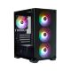 Корпус для ПК 1stPlayer X2-M-BK-4F7 - Корпуса  - Корпуса 