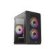Корпус AeroCool CS-107-A-BK-v2 Black 600W (ACCX-PC14002.11) - Нулевой остаток (Feed)  - Нулевой остаток (Feed) 