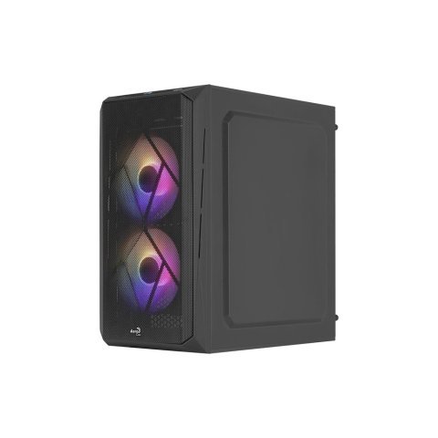 Корпус AeroCool CS-107-A-BK-v2 Black 600W (ACCX-PC14002.11) - Нулевой остаток (Feed)  - Нулевой остаток (Feed) 