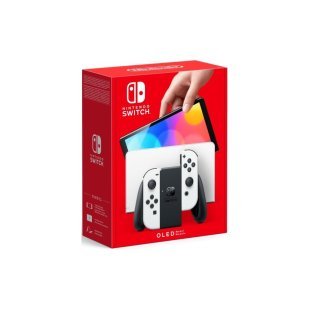 Игровая консоль Nintendo Switch OLED (белая) (45496883386)