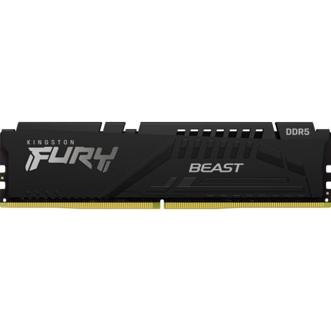 Модуль памяти для компьютера DDR5 16GB 6800 MHz Beast Black Kingston Fury (ex.HyperX) (KF568C34BB-16) - Нулевой остаток (Feed) - Нулевой остаток (Feed)