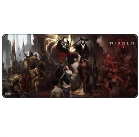 Коврик для мыши игровая поверхность Blizzard DIABLO 4 Inarius and Lilith Диабло XL (90*42 cm) -   -  