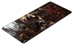 Коврик для мыши игровая поверхность Blizzard DIABLO 4 Inarius and Lilith Диабло XL (90*42 cm)