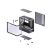 Корпус для ПК JONSBO D200 Black - Нулевой остаток (Feed)  - Нулевой остаток (Feed) 