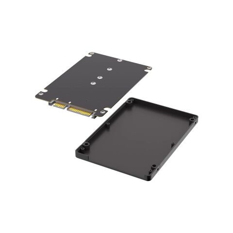 Конвертор Dynamode 2.5'' SATA to M.2 (NGFF) SSD 22*30mm, 22*42mm, 22*60mm, 22*80mm (S103-1N-P) - Нулевой остаток (Feed) - Нулевой остаток (Feed)