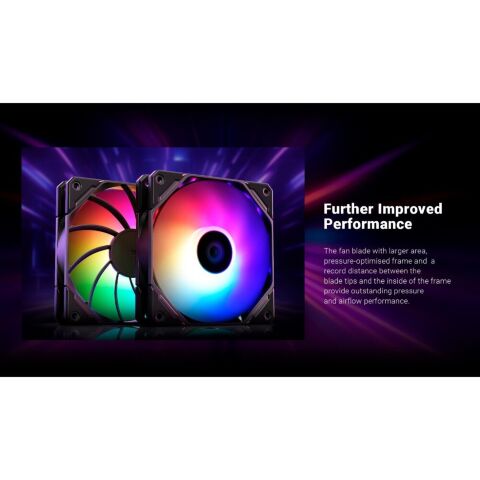 Кулер для корпуса ID-Cooling TF-12025-PRO ARGB TRIO - Вентиляторы к корпусам  - Вентиляторы к корпусам 