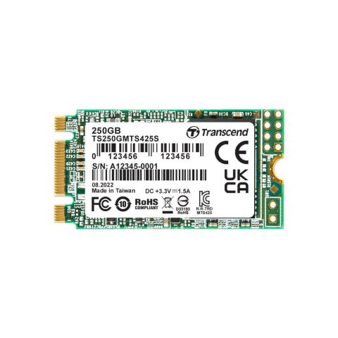 Накопитель SSD M.2 2242 250GB Transcend (TS250GMTS425S) - Внутренние SSD - Внутренние SSD