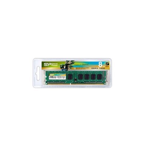 Модуль памяти для компьютера DDR3 8GB 1600 MHz Silicon Power (SP008GBLTU160N02) - Нулевой остаток (Feed)  - Нулевой остаток (Feed) 