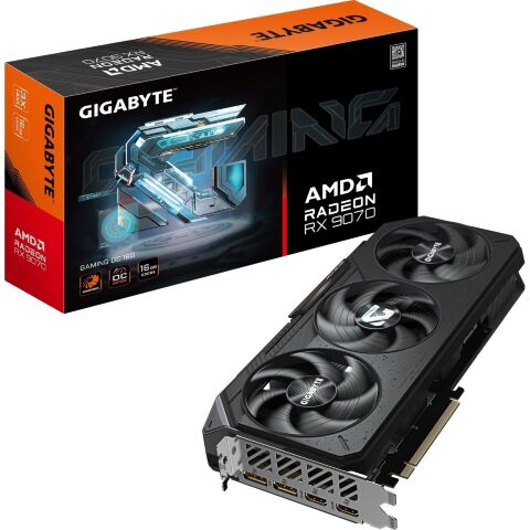 Видеокарта GIGABYTE Radeon RX 9070 16Gb GAMING OC (GV-R9070GAMING OC-16GD) - Нулевой остаток (Feed)  - Нулевой остаток (Feed) 