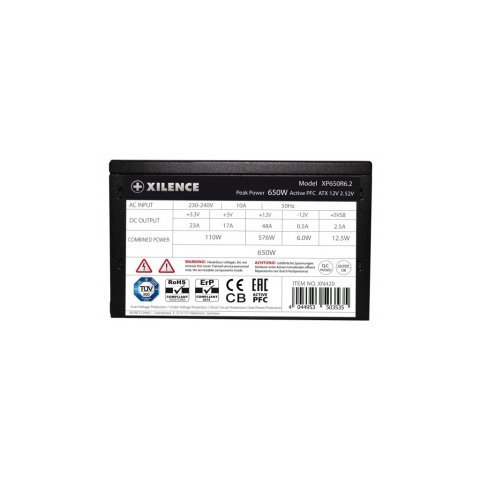 Блок питания Xilence 650W (XP650R6.2_Bulk) - Нулевой остаток (Feed) - Нулевой остаток (Feed)
