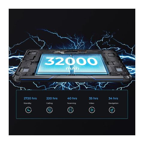 Планшет OUKITEL RT7 10.1" 5G TITAN 12/512GB NFC LTE Black-Blue (6941749837257) - Планшеты - Планшеты