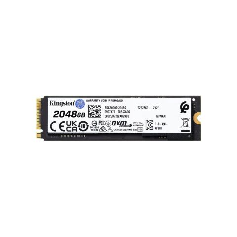 Накопитель SSD M.2 2280 2TB Kingston (SKC3000D/2048G) - Внутренние SSD  - Внутренние SSD 