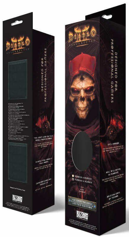 Коврик для мыши игровая поверхность Blizzard DIABLO 2 - Resurrected Prime Evil Диабло XL (90*42 cm) -   -  