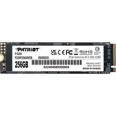 Накопитель SSD M.2 2280 256GB Patriot (P320P256GM28) - Нулевой остаток (Feed)  - Нулевой остаток (Feed) 