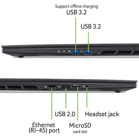Ноутбук Acer Nitro 16S AN16S-61 (NH.QXVEU.003) - Ноутбуки  - Ноутбуки 