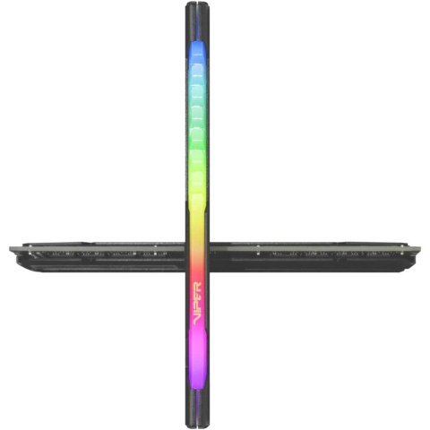 Модуль памяти для компьютера DDR4 64GB (2x32GB) 3200 MHz Viper Steel RGB Patriot (PVSR464G320C8K) - Нулевой остаток (Feed) - Нулевой остаток (Feed)