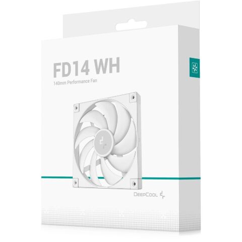Кулер для корпуса Deepcool FD14 WH - Нулевой остаток (Feed)  - Нулевой остаток (Feed) 