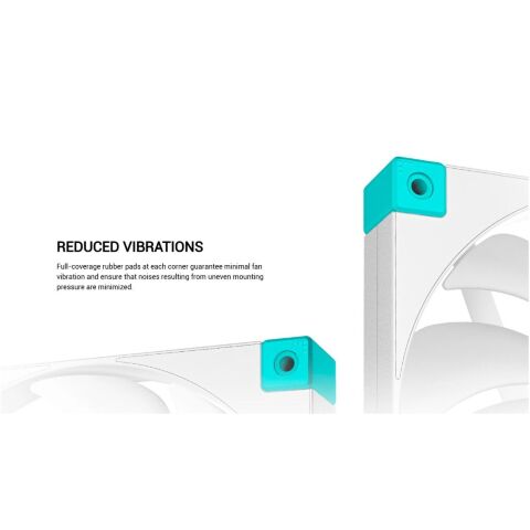 Кулер для корпуса Deepcool FD14 WH - Нулевой остаток (Feed)  - Нулевой остаток (Feed) 