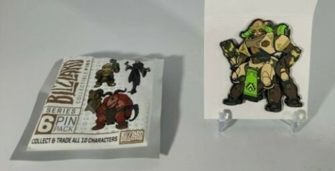 Значок 2018 Blizzcon Blizzard Collectibles Pins Series 6 Orisa -   -  