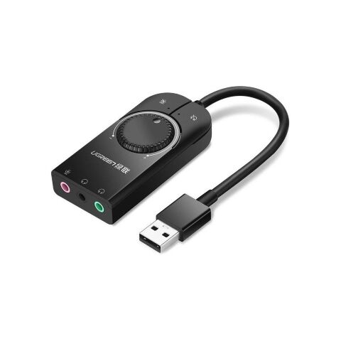 Звуковая плата Ugreen CM129 black (40964) - Звуковые платы  - Звуковые платы 