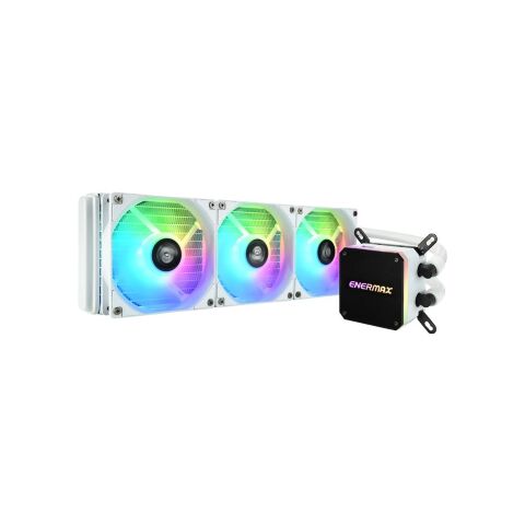 Система жидкостного охлаждения Enermax Liqmax III 360 White ARGB (ELC-LMT360-W-ARGB) - Системы водного охлаждения  - Системы водного охлаждения 
