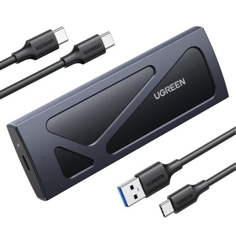 Карман внешний Ugreen CM578 M.2NVME Hard Drive Enclosure 10Gbps Black (15512) - Нулевой остаток (Feed) - Нулевой остаток (Feed)
