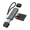 Считыватель флеш-карт TP-Link USB-C + USB 2.0 SD + TF silver (UA430D)