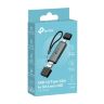 Считыватель флеш-карт TP-Link USB-C + USB 2.0 SD + TF silver (UA430D)