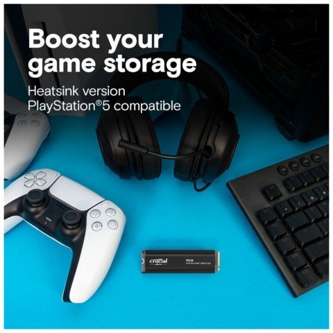 Накопитель SSD M.2 2280 1TB P310 with heatsink Micron (CT1000P310SSD5) - Нулевой остаток (Feed) - Нулевой остаток (Feed)