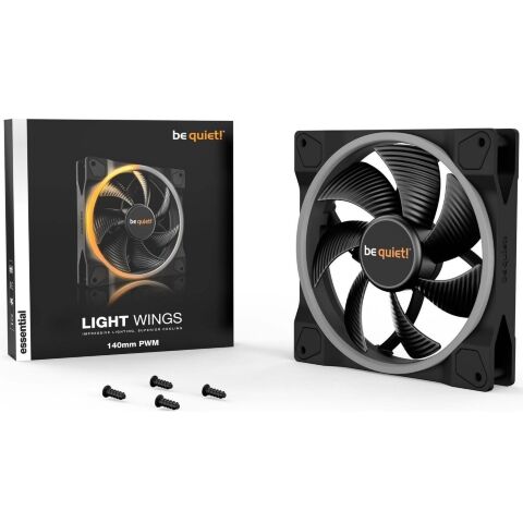 Кулер для корпуса Be quiet! Light Wings 140mm PWM (BL074) - Нулевой остаток (Feed) - Нулевой остаток (Feed)