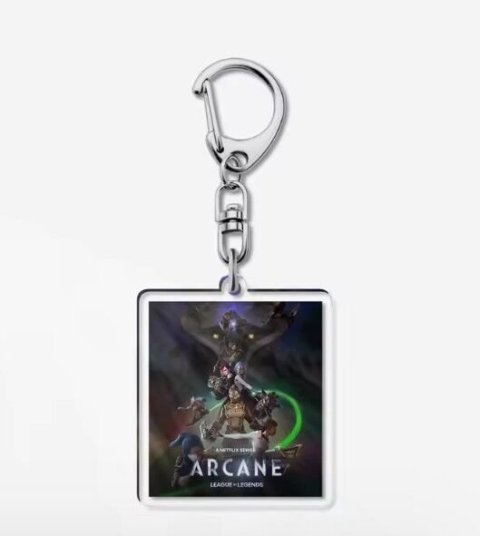 Брелок League Of Legends Arcane Anime Acrylic keychain Лига Легенд 5 -   -  