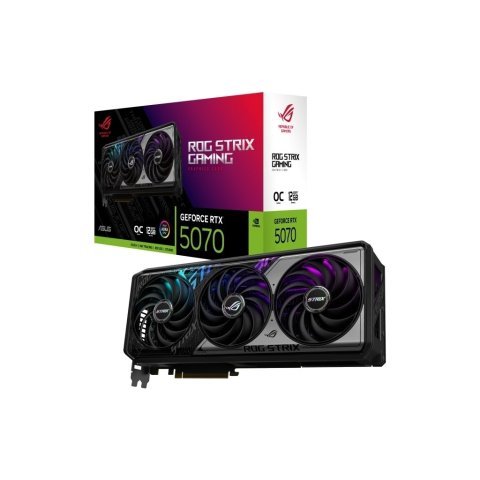 Видеокарта ASUS GeForce RTX5070 12Gb ROG STRIX GAMING OC (ROG-STRIX-RTX5070-O12G-GAMING) - Нулевой остаток (Feed) - Нулевой остаток (Feed)