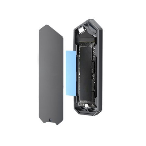 Карман внешний Dynamode M.2 SSD NVMe/SATA combo to USB3.2 GEN2 USB-C (DM-CAD-SSD14) - Нулевой остаток (Feed)  - Нулевой остаток (Feed) 