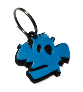 Брелок League of Legends Arcane Ліга Легенд Logo 2 Keychain ABS пластик 4 см.
