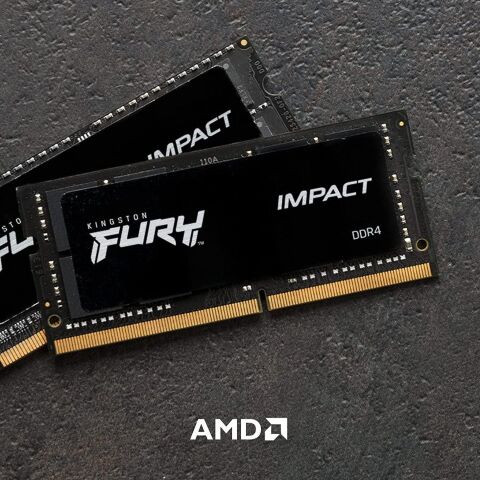 Модуль памяти для ноутбука SoDIMM DDR4 16GB 3200 MHz Impact Kingston Fury (ex.HyperX) (KF432S20IB/16) - Нулевой остаток (Feed)  - Нулевой остаток (Feed) 