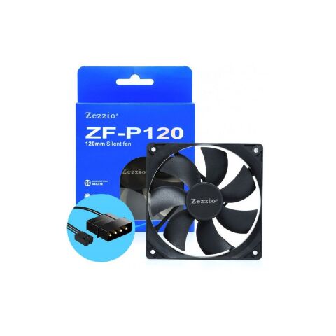Кулер для корпуса Zezzio ZF-P120 - Нулевой остаток (Feed)  - Нулевой остаток (Feed) 