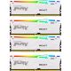 Модуль памяти для компьютера DDR5 128GB (4x32GB) 5600 MHz FURY Beast RGB White Kingston Fury (ex.HyperX) (KF556C40BWAK4-128) - Нулевой остаток (Feed)  - Нулевой остаток (Feed) 