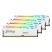 Модуль памяти для компьютера DDR5 128GB (4x32GB) 5600 MHz FURY Beast RGB White Kingston Fury (ex.HyperX) (KF556C40BWAK4-128) - Нулевой остаток (Feed)  - Нулевой остаток (Feed) 