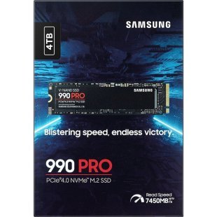 Накопитель SSD M.2 2280 4TB 990 PRO Samsung (MZ-V9P4T0BW)