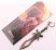 Брелок DOTA 2 Butterfly Sword Дота 2 меч метал колір бронза 6 см. - -