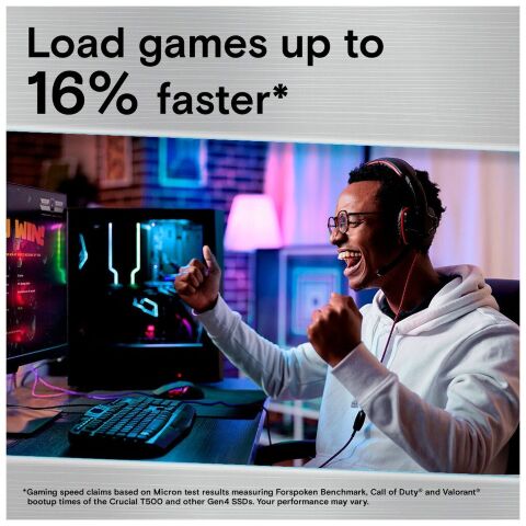 Накопитель SSD M.2 2280 1TB T500 Micron (CT1000T500SSD8) - Нулевой остаток (Feed) - Нулевой остаток (Feed)