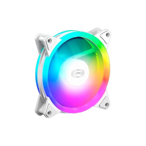 Кулер для корпуса PcCooler F3 T120 ARGB 3 in 1 White - Нулевой остаток (Feed)  - Нулевой остаток (Feed) 