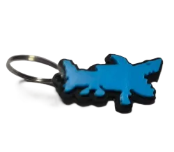 Брелок League of Legends Arcane Ліга Легенд Logo Keychain ABS пластик 4 см.