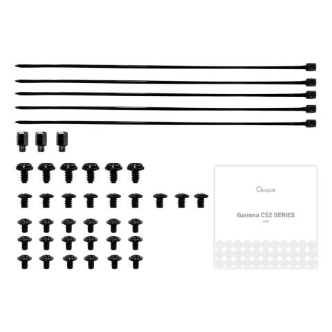 Корпус для ПК OCYPUS GAMMA C52 BK (GAMMA-C52-BKD000XX-GL) - Нулевой остаток (Feed)  - Нулевой остаток (Feed) 