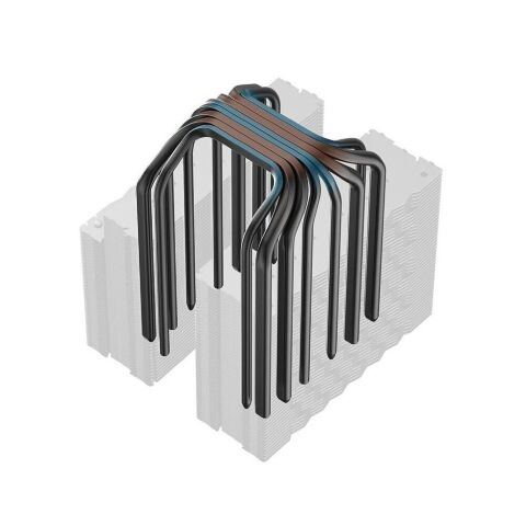 Кулер для процессора PcCooler RZ820 BK - Кулеры к процессорам  - Кулеры к процессорам 